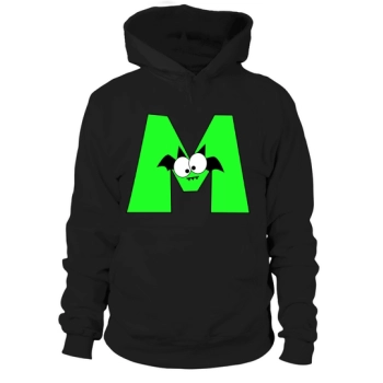 Halloween Alphabet Clipart M Hoodies