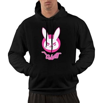 Overwatch Hoodie &#8211; Men&#8217;s Dva Bunny Logo Pullover Sweater