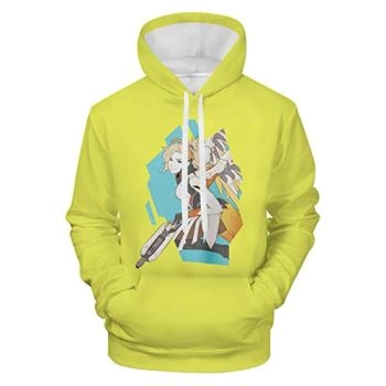 Overwatch Hoodie &#8211; Mercy 3D Print Hooded Pullover Sweatshirt 2 Colors Optional