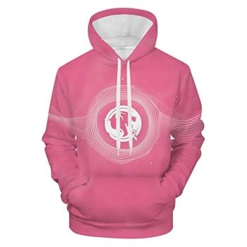 Overwatch Hoodie &#8211; Overwatch League 3D Print Pink Hooded Pullover Sweatshirt