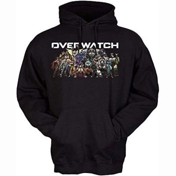 Overwatch Hoodie &#8211; Overwatch Team and Logo Premium Pullover Fleece Hoodie