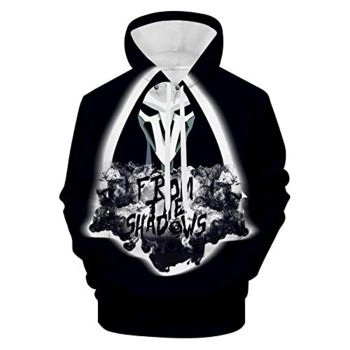 Overwatch Hoodie &#8211; Reaper 3D Print Hooded Pullover Sweatshirt