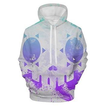 Overwatch Hoodie &#8211; Sombra 3D Print Hooded Pullover Sweatshirt