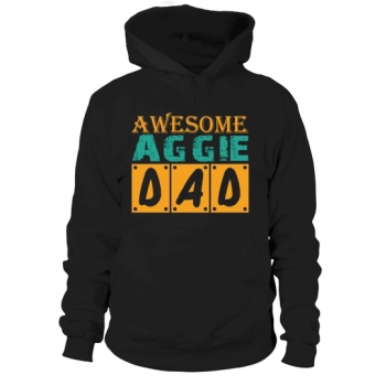 Awesome Aggie Dad Fathers Day Hoodies