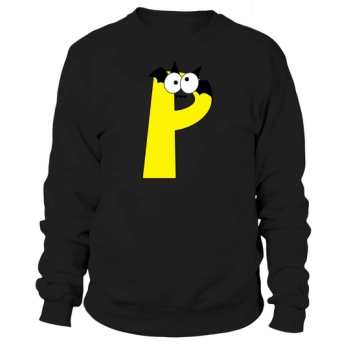 Halloween Alphabet Clipart P Sweatshirt