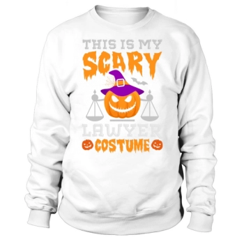 This Is My Scary Lawyer Halloween Costume Sweatshirt