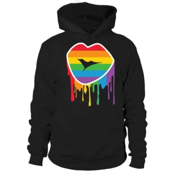 LGBT Rainbow Lip Gay Pride Hoodies