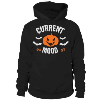 Current Mood Pumpkin Funny Halloween Hoodies