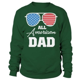 All American Dad Sunglasses USA Sweatshirt