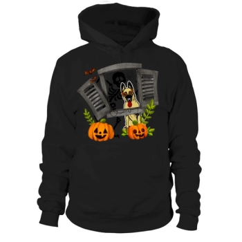 Belgian Malinois Halloween Skeleton Hoodies