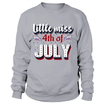 Little Miss 4th Of July Sweatshirt