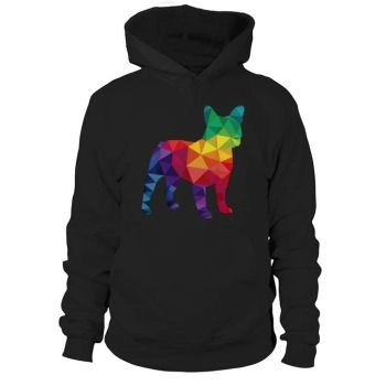 French Bulldog Gay Pride LGBT Rainbow Flag LGBTQ Hoodies