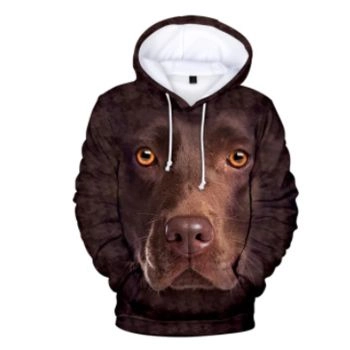 Fashion And Gorgeous Brown Dog Pattern Animals Hoodie