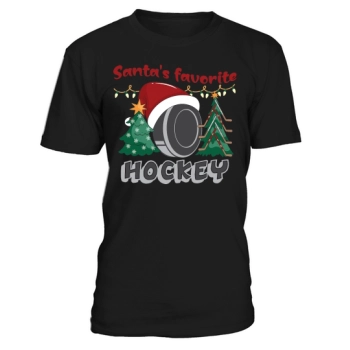 Christmas Sport Santa Favorite Hockey