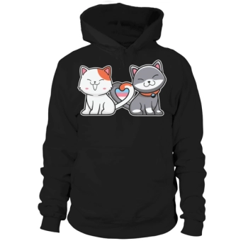 Transgender Pride Cat LGBT Trans Hoodies