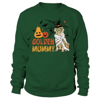 Golden Mummy Retriever Halloween Sweatshirt