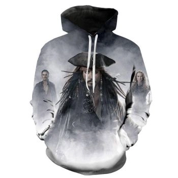 Pirates of the Caribbean 3D Printed Hoodies &#8211; Movies Fashion Hoody Pullover