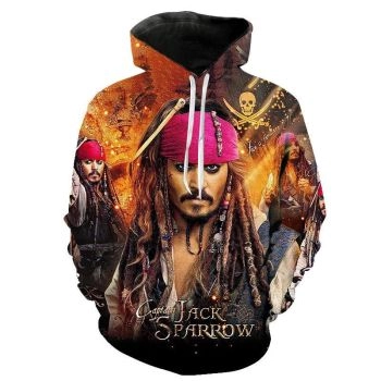Pirates of the Caribbean 3D Printed Hoodies &#8211; Movies Fashion Hoody Pullover