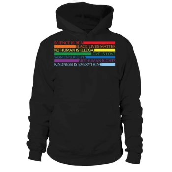 Science Is Real Black Lives Hoodies