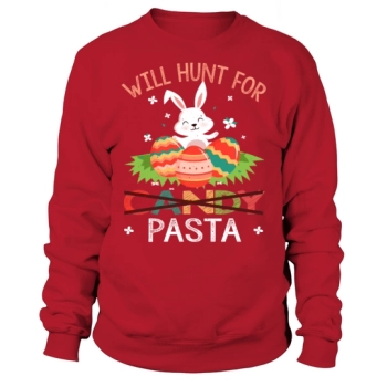 Pasta Kawaii Bunny Easter Day Easter Sunday Sweatshirt