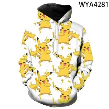 Pokemon 3D printed Hoodies &#8211; Fashion Sweatshirts