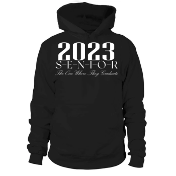 SENIOR 2023 Retro Class of 2023 Seniors Graduation Hoodies