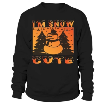 I snow cute Christmas Sweatshirt