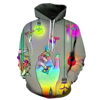 Illuminati 3D Sweatshirt Hoodie Pullover