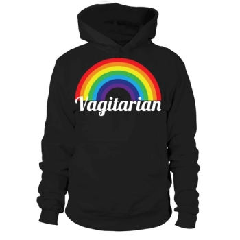 Vagitarian Rainbow LGBT Pride Hoodies