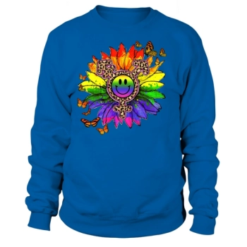 Rainbow Sunflower LGBT Pride Sweatshirt