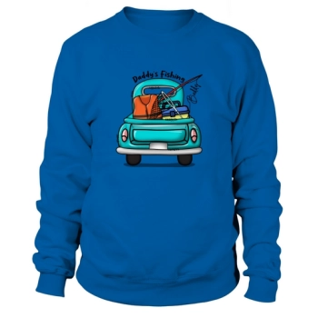 Daddy s Fishing Buddy Sublimation Sweatshirt