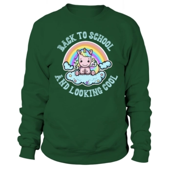 Back to School and Looking Cool Kawaii Unicorn Sweatshirt