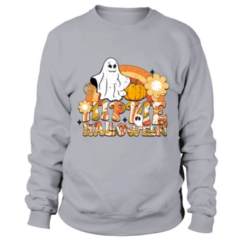 Hippie Halloween, Halloween Gift, Halloween Boo Sweatshirt