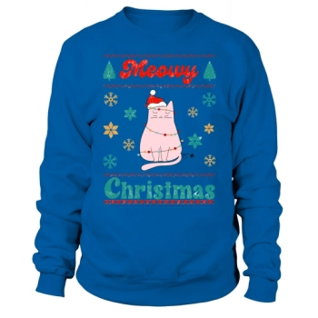 Meowy Christmas Sublimation Sweatshirt