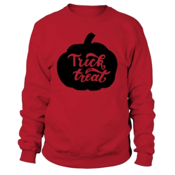 Halloween Trick Or Treat In Pumpkin Sweatshirt