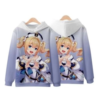 College Style Genshin Impact Barbara The Anime Hoodie