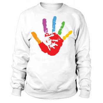 Autism Dad Hands Autism Awareness Sweatshirt