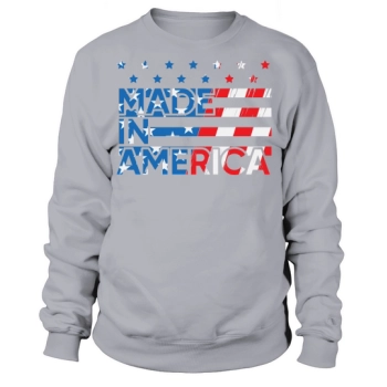 4th of July American Flag Sweatshirt