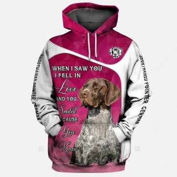 Popular Pink Dog Pattern Animals Hoodie