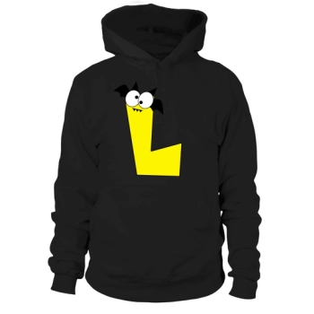 Halloween Alphabet Clipart L Hoodies