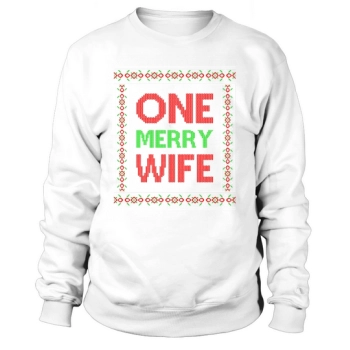 A Merry Woman Ugly Christmas Sweatshirt