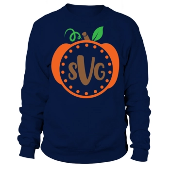 Pumpkin Monogram (8) Sweatshirt