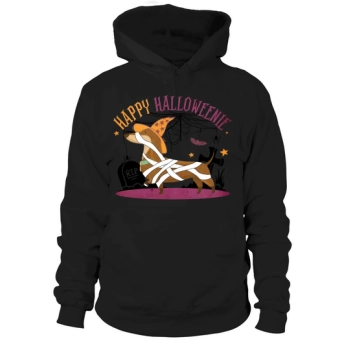 Happy Halloweenie Dachshund Halloween Hoodies