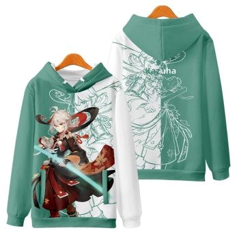 Chic Genshin Impact Kaedehara Kazuha Anime Hoodie