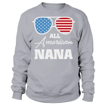 All American Mama Sunglasses USA Sweatshirt