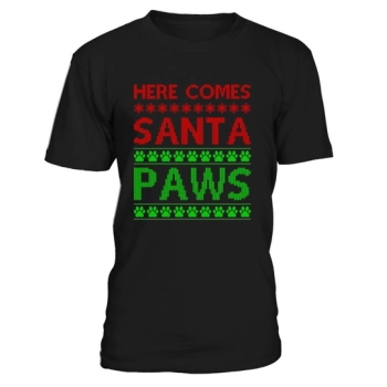 Here Comes Santa Paws Ugly Christmas