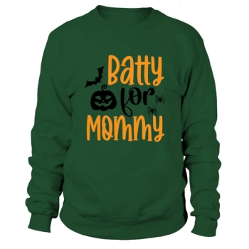 Batty For Mommy Halloween Sweatshirt