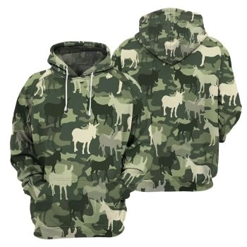  Loose And Fashion Green Cow Pattern Animals Hoodie