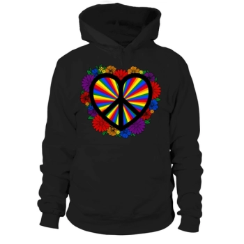 Peace Love LGBT Pride Month Hoodies