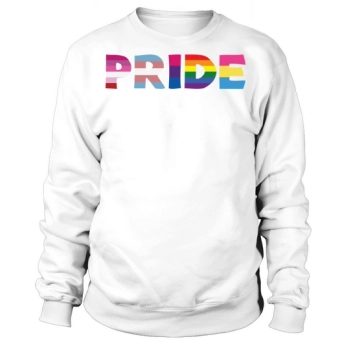 Pride LGBTQ Flag Trans Bisex Pan Support Sweatshirt